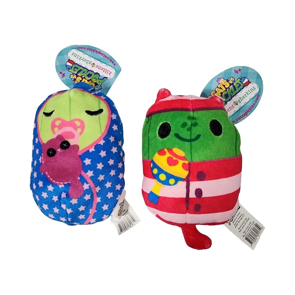 Catsy‎ Pickles Lil Frances & Lil Trudy Plush Toys with Blanket lot